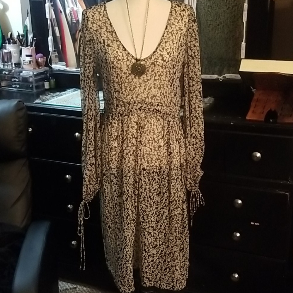 Zara floral dress